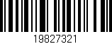 Código de barras (EAN, GTIN, SKU, ISBN): '19827321'