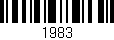 Código de barras (EAN, GTIN, SKU, ISBN): '1983'