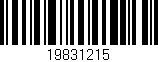 Código de barras (EAN, GTIN, SKU, ISBN): '19831215'