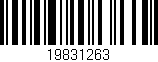 Código de barras (EAN, GTIN, SKU, ISBN): '19831263'