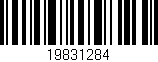 Código de barras (EAN, GTIN, SKU, ISBN): '19831284'