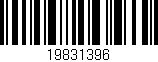 Código de barras (EAN, GTIN, SKU, ISBN): '19831396'