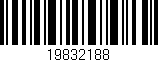 Código de barras (EAN, GTIN, SKU, ISBN): '19832188'