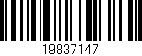 Código de barras (EAN, GTIN, SKU, ISBN): '19837147'