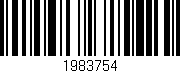 Código de barras (EAN, GTIN, SKU, ISBN): '1983754'