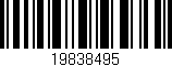 Código de barras (EAN, GTIN, SKU, ISBN): '19838495'