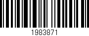 Código de barras (EAN, GTIN, SKU, ISBN): '1983871'
