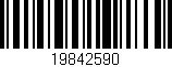 Código de barras (EAN, GTIN, SKU, ISBN): '19842590'