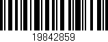 Código de barras (EAN, GTIN, SKU, ISBN): '19842859'