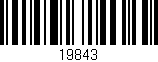 Código de barras (EAN, GTIN, SKU, ISBN): '19843'