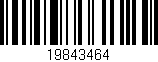 Código de barras (EAN, GTIN, SKU, ISBN): '19843464'