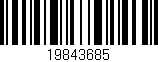 Código de barras (EAN, GTIN, SKU, ISBN): '19843685'