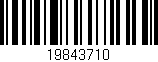 Código de barras (EAN, GTIN, SKU, ISBN): '19843710'