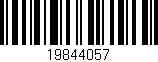 Código de barras (EAN, GTIN, SKU, ISBN): '19844057'