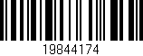 Código de barras (EAN, GTIN, SKU, ISBN): '19844174'