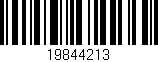 Código de barras (EAN, GTIN, SKU, ISBN): '19844213'