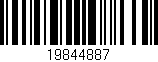 Código de barras (EAN, GTIN, SKU, ISBN): '19844887'