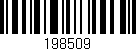 Código de barras (EAN, GTIN, SKU, ISBN): '198509'