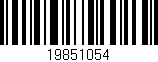 Código de barras (EAN, GTIN, SKU, ISBN): '19851054'