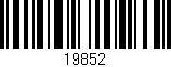 Código de barras (EAN, GTIN, SKU, ISBN): '19852'