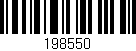 Código de barras (EAN, GTIN, SKU, ISBN): '198550'