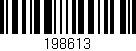 Código de barras (EAN, GTIN, SKU, ISBN): '198613'