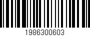 Código de barras (EAN, GTIN, SKU, ISBN): '1986300603'