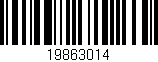 Código de barras (EAN, GTIN, SKU, ISBN): '19863014'