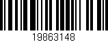 Código de barras (EAN, GTIN, SKU, ISBN): '19863148'