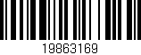 Código de barras (EAN, GTIN, SKU, ISBN): '19863169'