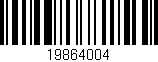Código de barras (EAN, GTIN, SKU, ISBN): '19864004'