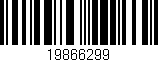 Código de barras (EAN, GTIN, SKU, ISBN): '19866299'