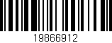Código de barras (EAN, GTIN, SKU, ISBN): '19866912'