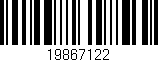 Código de barras (EAN, GTIN, SKU, ISBN): '19867122'