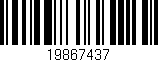 Código de barras (EAN, GTIN, SKU, ISBN): '19867437'
