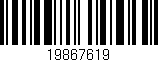 Código de barras (EAN, GTIN, SKU, ISBN): '19867619'