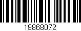 Código de barras (EAN, GTIN, SKU, ISBN): '19868072'