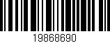 Código de barras (EAN, GTIN, SKU, ISBN): '19868690'