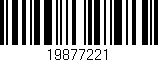 Código de barras (EAN, GTIN, SKU, ISBN): '19877221'