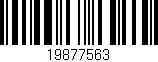 Código de barras (EAN, GTIN, SKU, ISBN): '19877563'