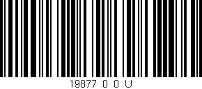 Código de barras (EAN, GTIN, SKU, ISBN): '19877_0_0_U'