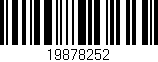 Código de barras (EAN, GTIN, SKU, ISBN): '19878252'