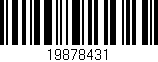 Código de barras (EAN, GTIN, SKU, ISBN): '19878431'