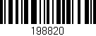 Código de barras (EAN, GTIN, SKU, ISBN): '198820'
