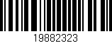 Código de barras (EAN, GTIN, SKU, ISBN): '19882323'