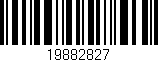 Código de barras (EAN, GTIN, SKU, ISBN): '19882827'
