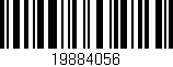 Código de barras (EAN, GTIN, SKU, ISBN): '19884056'