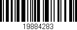 Código de barras (EAN, GTIN, SKU, ISBN): '19884283'