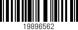 Código de barras (EAN, GTIN, SKU, ISBN): '19896562'