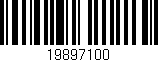 Código de barras (EAN, GTIN, SKU, ISBN): '19897100'